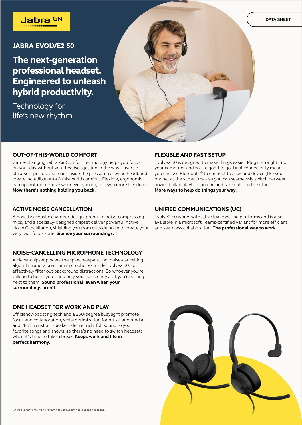 evolve2-50-datasheet-cover