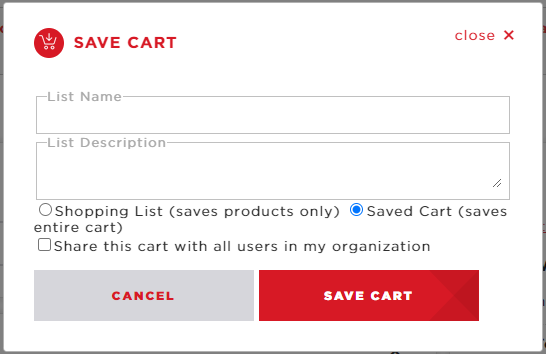 savecart